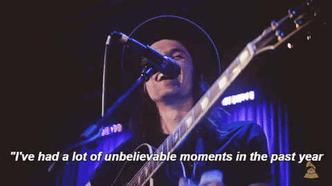 James Bay GIF by Recording Academy / GRAMMYs