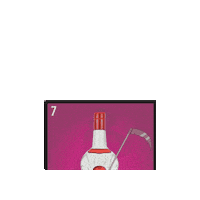 LICORERADELSUR alcohol loteria el compadre Sticker