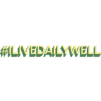 DailywellOzora green cheers yellow leaf Sticker