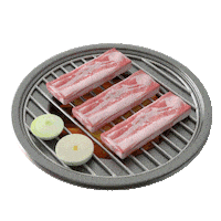 Korean Bbq 3D Sticker by Jiwon Ko