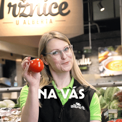 Apple Here You Go GIF by Albert Česká republika