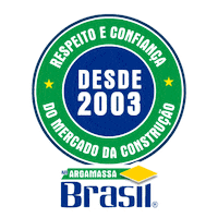 argamassa-brasil selo argamassa brasil argamassabrasil desde2003 Sticker