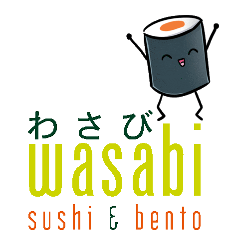 wasabihq giphyupload sushi wasabi sushitime Sticker