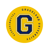 GracelandUniversity graceland university we are graceland graceland yellowjackets Sticker