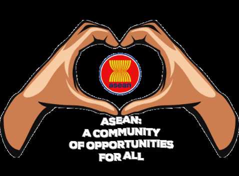 ASEANSecretariat giphygifmaker love asean asean love GIF