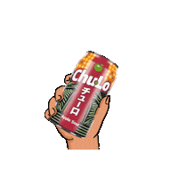 ChuLo_drinks green pop apple drinks Sticker
