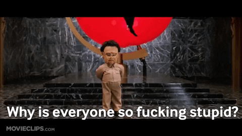 elleohphoto giphygifmaker team america why is everyone so fucking stupid team america funny GIF