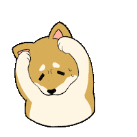 kuromies_xxx reaction dog sticker confused Sticker