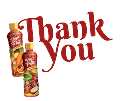 Thanks Thank You Sticker by Vegie Fruit