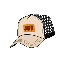 Jimmyswrightsvillebeach dog beach hat kash Sticker
