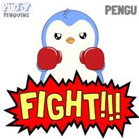 Fight Fighting GIF by Pudgy Penguins
