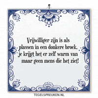 Troost Genieten GIF by Tegelspreuken.nl