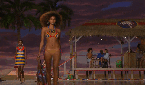 tommy hilfiger swimsuit GIF by Glamour