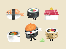 umaiyoosushi sushi sashimi umai GIF