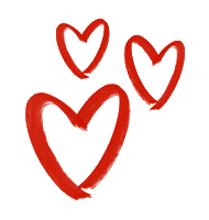 In Love Hearts Sticker by WhatsApp SIM