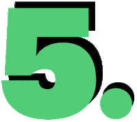 dlfnova five numbers count fifth Sticker