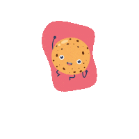 Batchduk cookie happy cookie batchd batchd logo Sticker