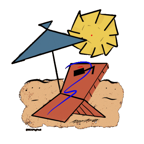 frediferrara giphyupload hot cartoon summer Sticker