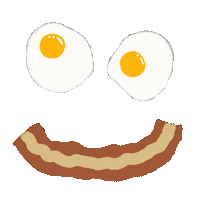 Breakfast Eggs Sticker