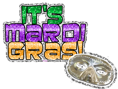 Mardi Gras Sticker