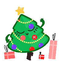 Merry Christmas Happy Dance Sticker