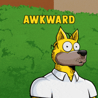 Awkward Dog GIF