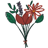 Flowers Angie Sticker