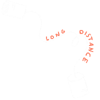 Long Distance Love Sticker
