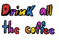 All The Things Coffee Sticker by jakemartella