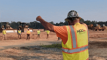 Construction Stretching GIF by Hoopaugh Grading Company