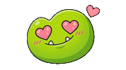 In Love Hearts Sticker by Anime Punchline