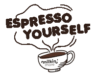 Coffee Breastfeeding Sticker by Milkin More