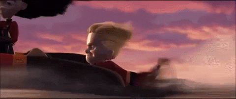 VoxxyBryce giphygifmaker the incredibles incredibles incredibles boat GIF