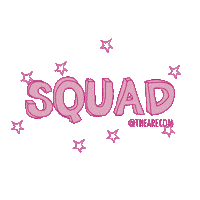 friends pink Sticker by THE ARE