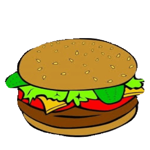 hamburger STICKER by imoji