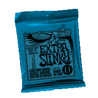 ERNIE_BALL ernie ball guitar strings slinkys extra slinky Sticker