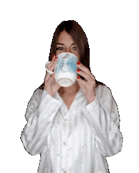 Happy Colazione Sticker by Caterina Ferri