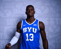Byu Basketball Go Cougs GIF by BYU Cougars