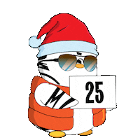 Santa Claus Christmas Sticker by Pudgy Penguins