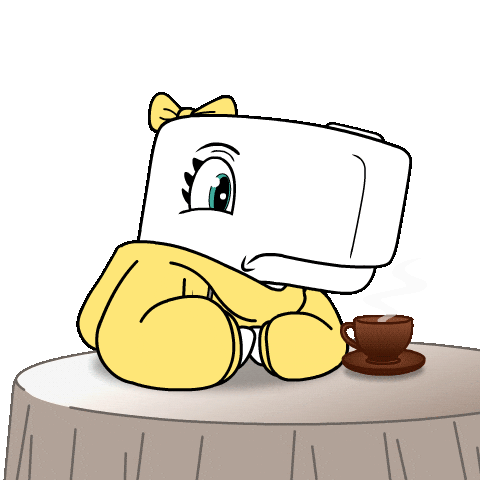 Scared Coffee Time Sticker by Ordinary Friends