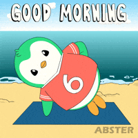 Stretching Good Morning GIF by Abster