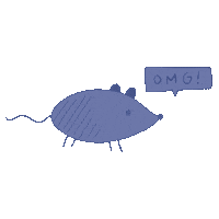 Surprise Wow Sticker by Unpopular Cartoonist
