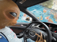 Space Driving GIF by Lil Mayo