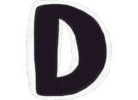 D Alphabet Sticker