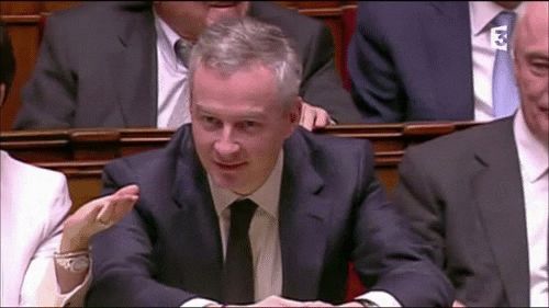 bruno le maire archive GIF by franceinfo