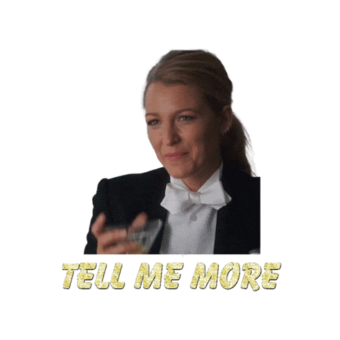 Tell Me More I See You Sticker by Blake Lively Fan