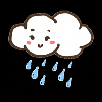 mysquarestory rain weather cloud rainy GIF