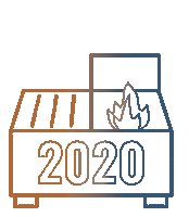 New Year Fire Sticker by WeAreDOBI