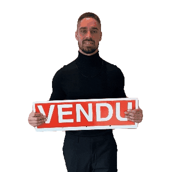 Vente Vendu Sticker by CarlCousineau