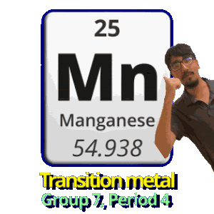 Mn Transition Metals Sticker